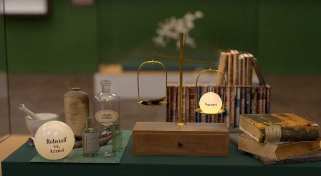 Erlebnisraum „Naturkundemuseum”, Standbild aus dem Film über Friedrich Koch